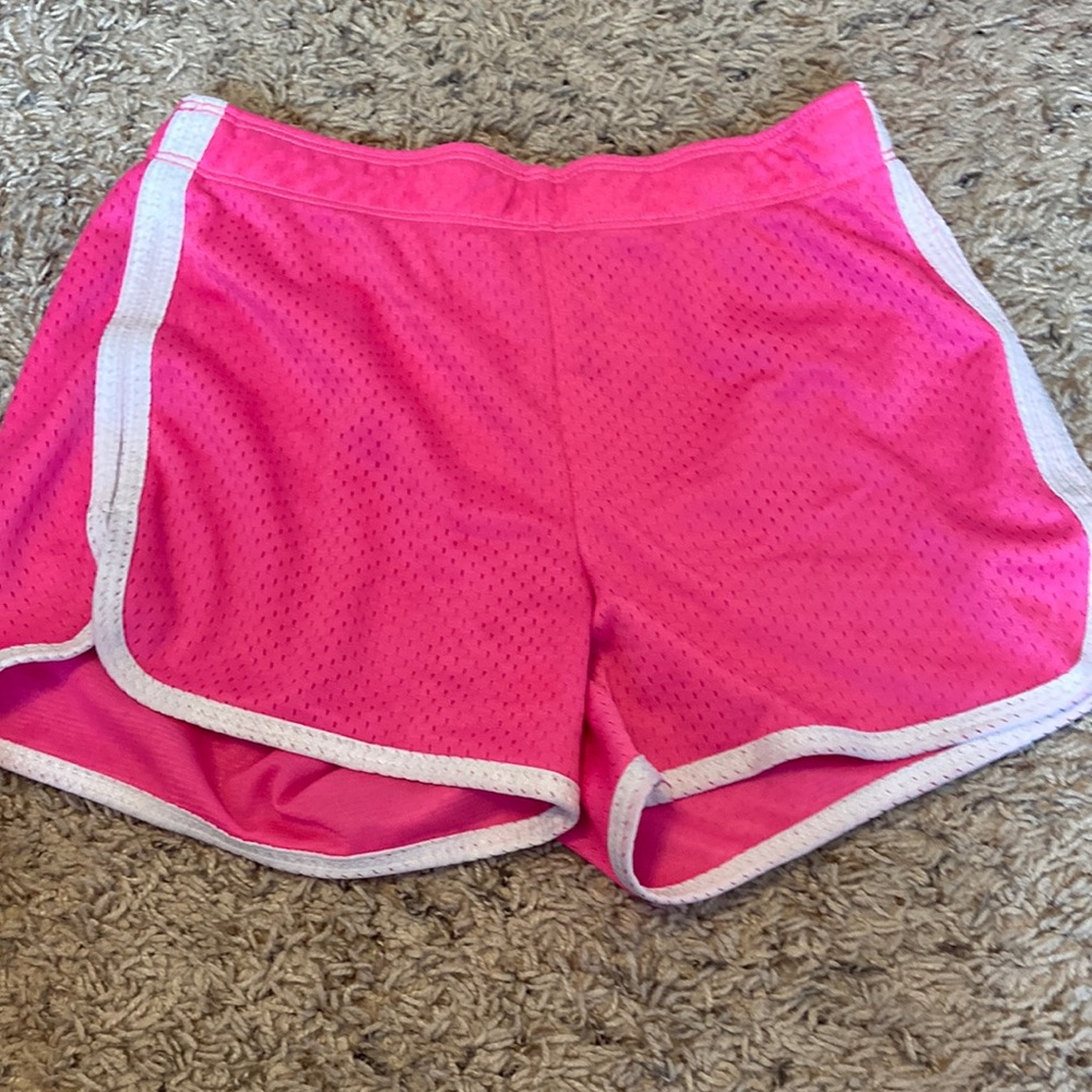 justice pink shorts